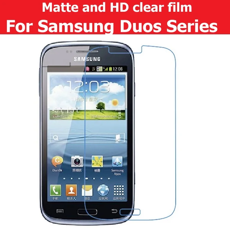Глянцевая пленка и матовая для Samsung S Duos i919/i829/Duos 2 S7582/SII i929 Lite /Duos S6792L Стильная