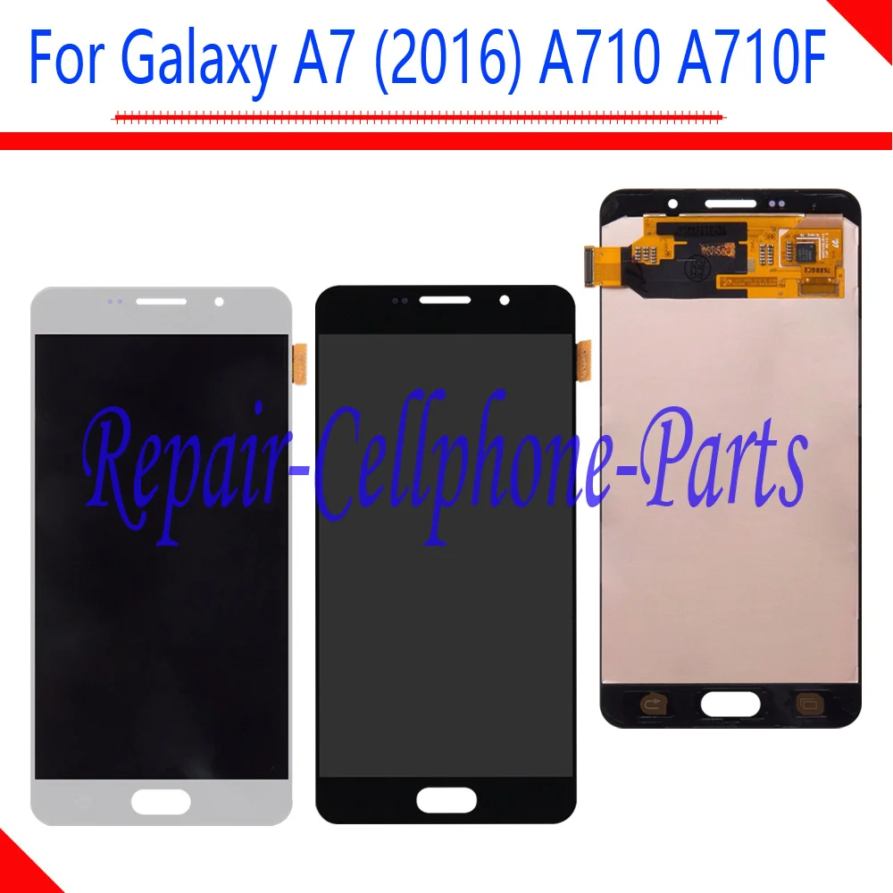 

5.5 inch Full LCD display + Touch Screen Digitizer Assembly For Samsung Galaxy A7 (2016) A710 A710F A710K A710S Tracking Number