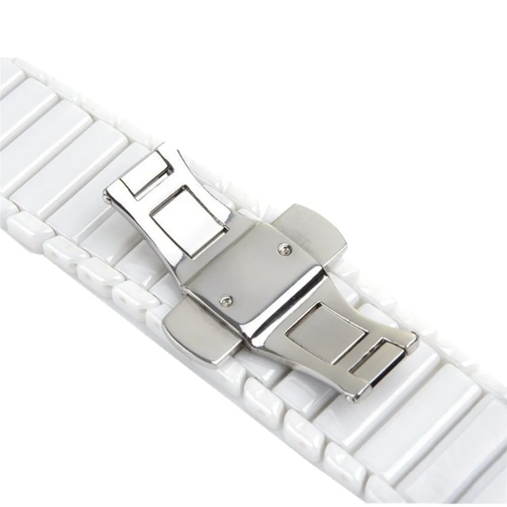 Ремешок керамический для Apple Watch Band 42 мм/38 мм звеньевой браслет iwatch i series 5 4 3 2