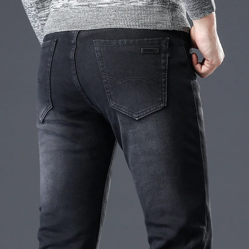 Black Jeans Men Men'S Vaqueros Hombre Jean Spijkerbroek Mannen Street ...