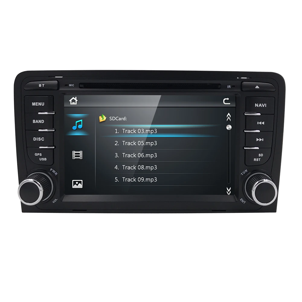 Perfect 2 din AutoRadio CAR DVD Player For Audi A3 S3 RS3 2003 2004 2005 2006 2007 2008 2009 2010 2011 Multimedia GPS Navi Audio 3G BT 2