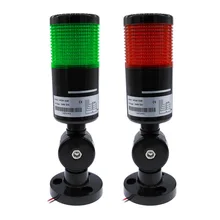 T50 индикатор светильник Промышленный складной светодиодный предупреждающий фонарь сигнала башня сигнальная осторожно светильник для машин мигать 12V 24V башенная лампа