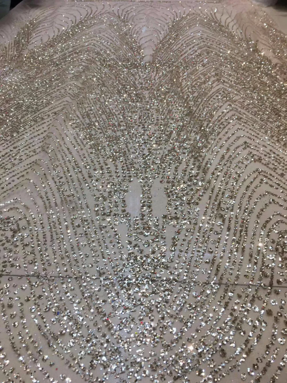 

Free Shipping 5yard/lot Silver glued glitter tulle mesh African lace fabric for wedding dress/evening dress/party SU-J10103