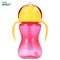 Philips Avent 10 унц. 300 мл детские мягкие ручка соломы бутылки подготовки питьевой чашки стоматолог рекомендуется Нескользящие Форма бутылочка