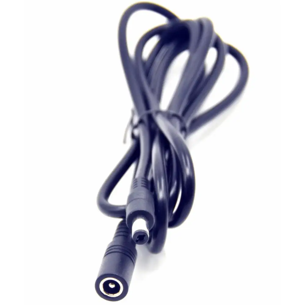 

1.5M 5.5*2.1 mm Female to 5.5*2.1 mm Male DC Connector power supply cable extension cord fit NP-FW50 LP-E6 DR-E18 Dummy battery