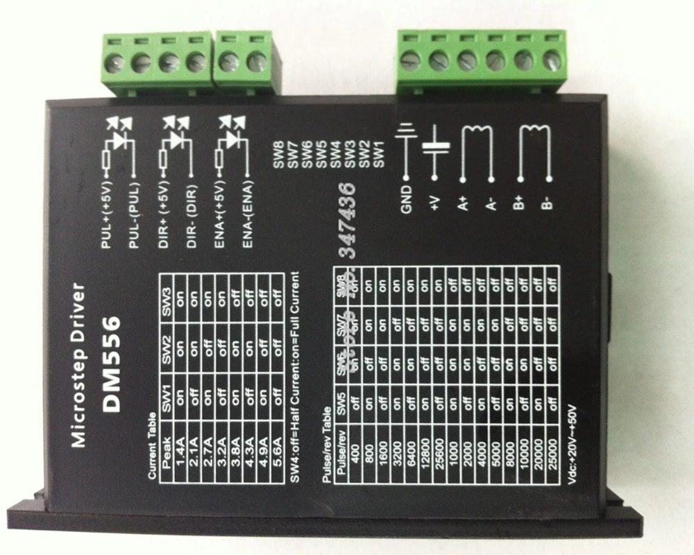 

57 step motor 86 stepper motor driver DM556