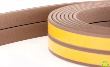 

i type 9x2mm 5meters self adhesive wooden door window rubber seal strip weatherstripping door