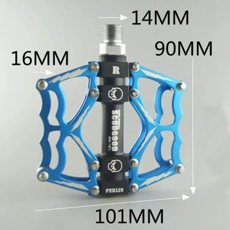 

SHANMASHI MTB Mountain Bike Pedals Aluminium Alloy Road Bicycle Pedals 2 Sealed Bearings Pedals Light Antiskid Multiple Colors