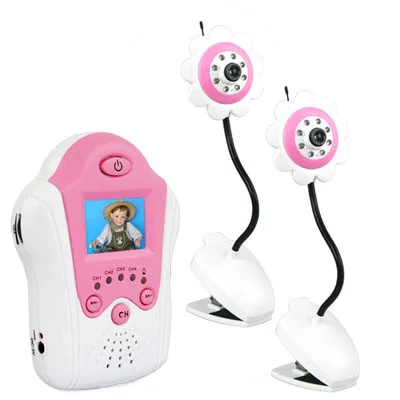 2.4Ghz Wireless Camera  One to Two  Wireless Baby Monitor IR Night Vision