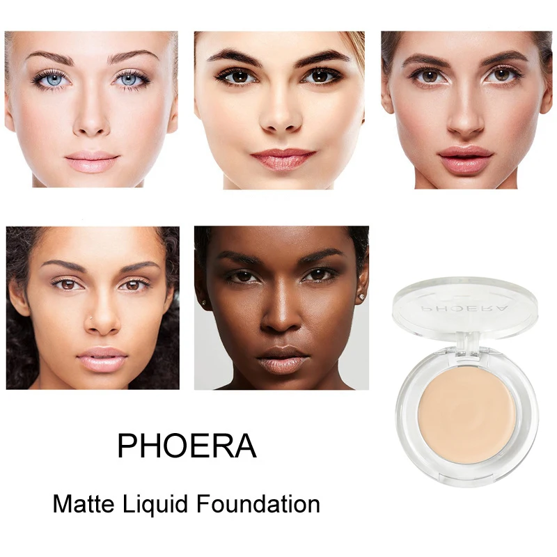 

PHOERA Makeup Full Coverage Concealer Cream Foundation Base Primer Invisible Pore Wrinkle Whitening Oil-control Corrector TSLM2