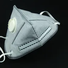 Маска с активированным углем, складная маска с дыхательным клапаном, Пылезащитная маска PM2.5, против запотевания, Промышленная защитная маска для труда