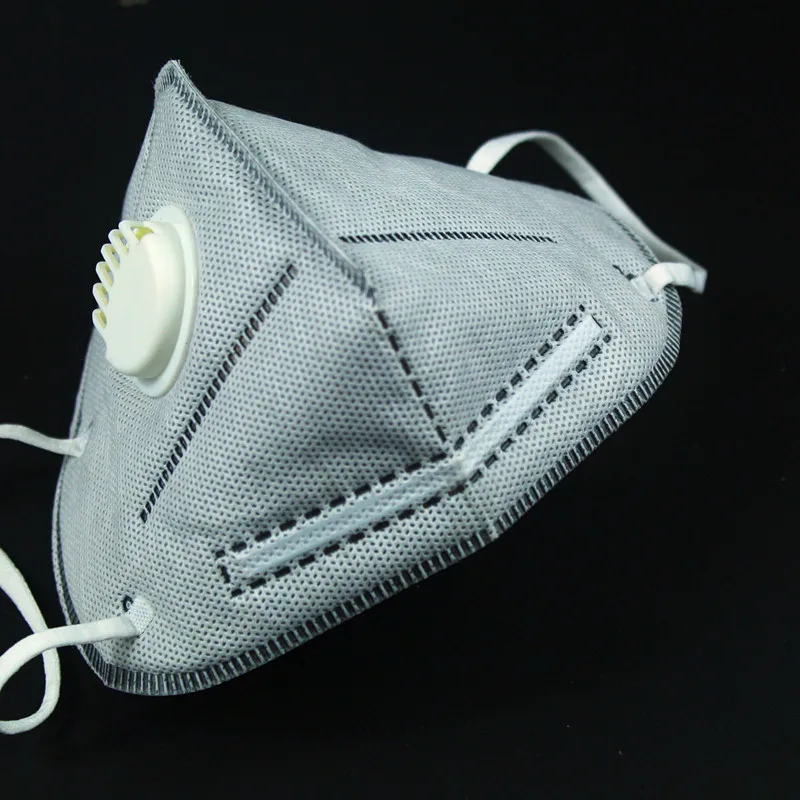 

Activated Carbon Mask Folding Mask With Breathing Valve Dust PM2.5 Anti-fog Industrial Protective Labor Mask