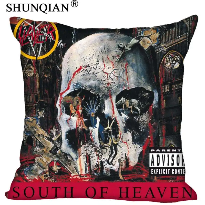 Customized Pillow Cover SLAYER Decorative Pillowcase Square Zipper Pillow Cover 20X20cm 35X35cm 40x40cm - Цвет: 16