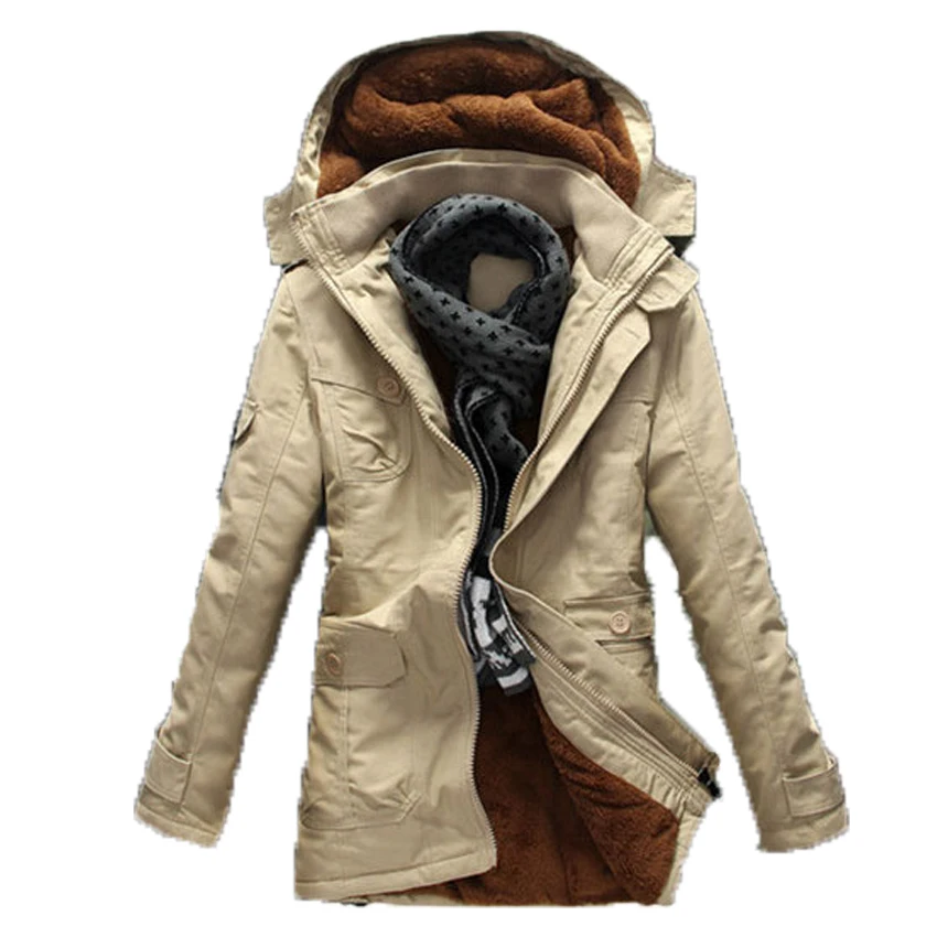 Плюс Размер М-5XL Случайные Зима Флис Внутри Куртка для Мужчин И Пиджаки Куртки Зимняя Одежда 228