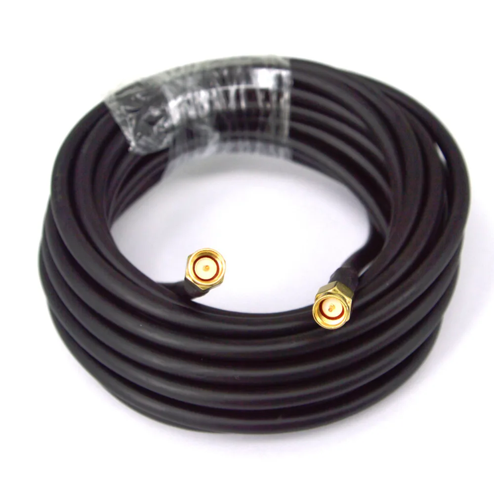 

5M SMA Male to SMA Male Antenna Extension Connector RG58 Wifi Extend Cable