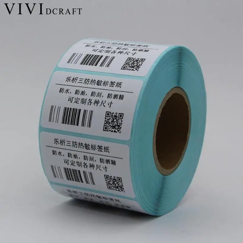 

2000 PCS/Roll 30mmx10mm Waterproof Adhesive Thermal Label Sticker Paper Supermarket Price Blank Label Direct Printing Stickers