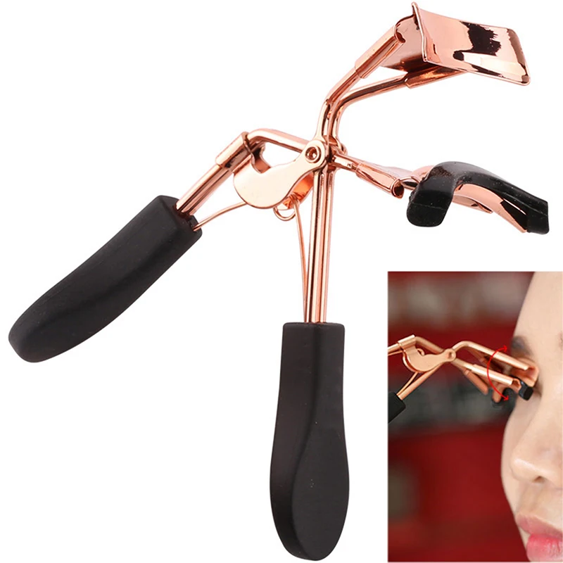 

1Pc Eyelash Curler Steel Woman Eyelashes Curler Supplementer Clip With Handle Makeup Eyelash Curling Tools Makeup Tools