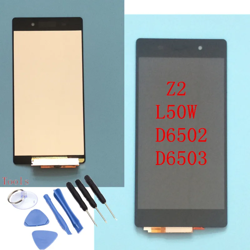 Felfial черный Тесты для sony Xperia Z2 L50W d6502 D6503 d6543 ЖК-дисплей Дисплей + Сенсорный экран