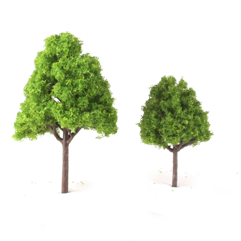 25Pcs Train Layout Model Trees 1:150 N Scale Garden War Game Diorama Scenery Accessory