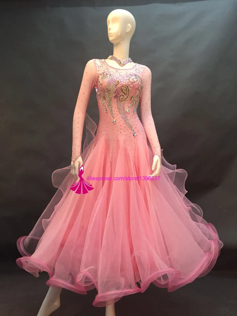 New Arrival Standard Ballroom Dance Competition Dress High Quality