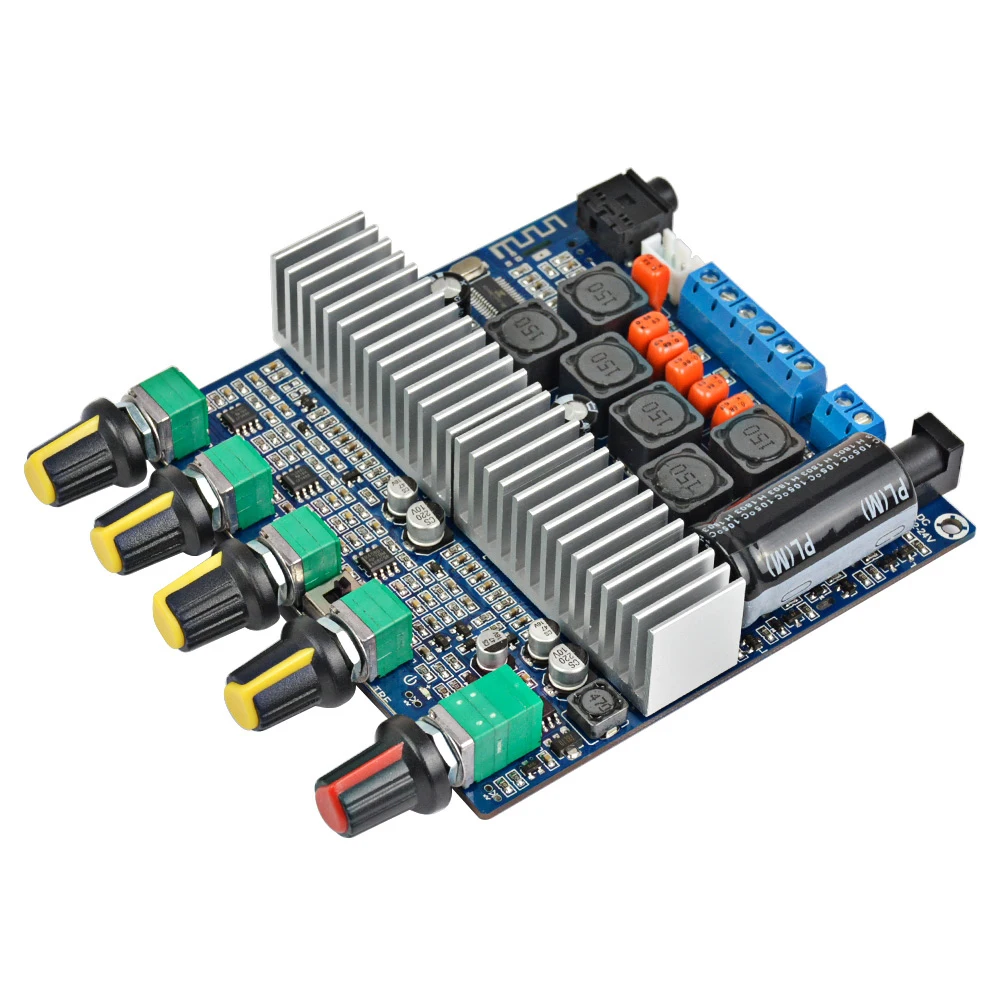 Цифровой Hi Fi усилитель AIYIMA TPA3116D2 2 1 Bluetooth мощная плата в сборе TPA3116 100 Вт + 2*50 басовая