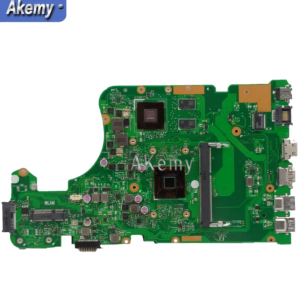 Материнская плата для ноутбука X555SJ N3150 CPU For Asus X555 X555S A555S материнская