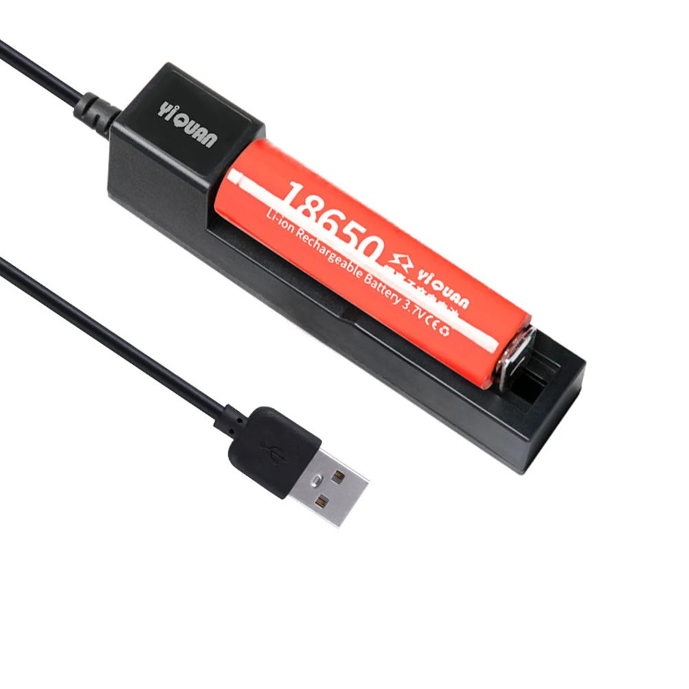 Горячая продажа USB Универсальная 18650 перезаряжаемая зарядная батарея для 26650/18500/Li-ionmicro-(батареи в комплект не входят)