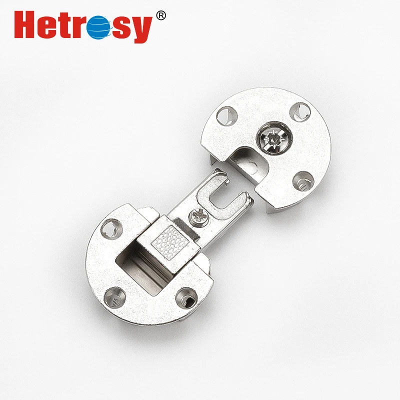 Hetrosy الأجهزة 90 درجة الأثاث قابل للتعديل أخفى رفرف المفصلي الذاتي دعم خاص الجدول المفصلي حزمة من 2 قطع مع المسمار