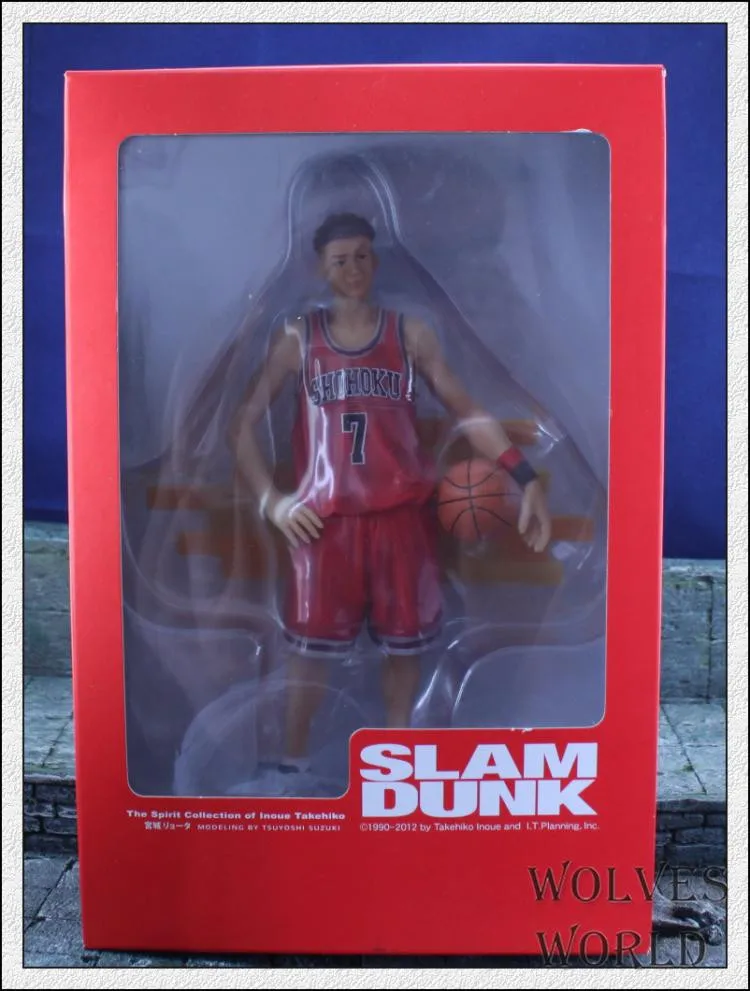 HKXZM Аниме Фигурка Slam Dunk 21 см Miyagi Ryota NO.7 ПВХ фигурка коллекционная игрушка Модель