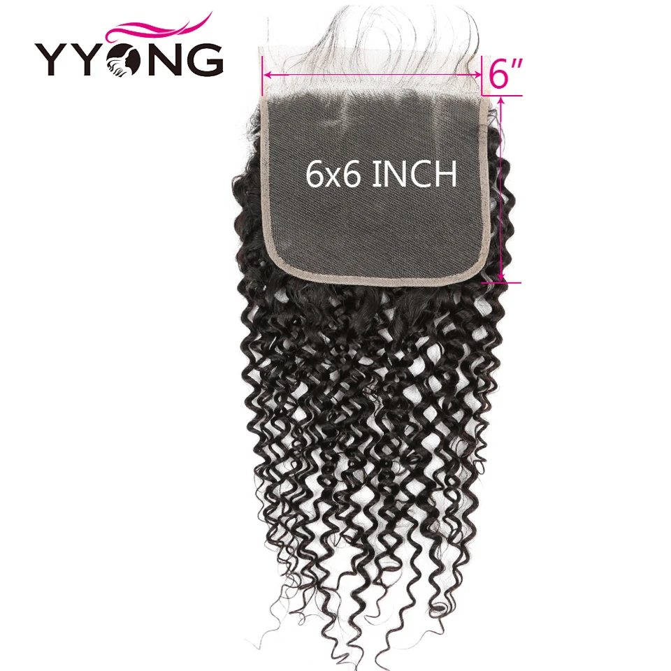 kinky curly closure 66 inch