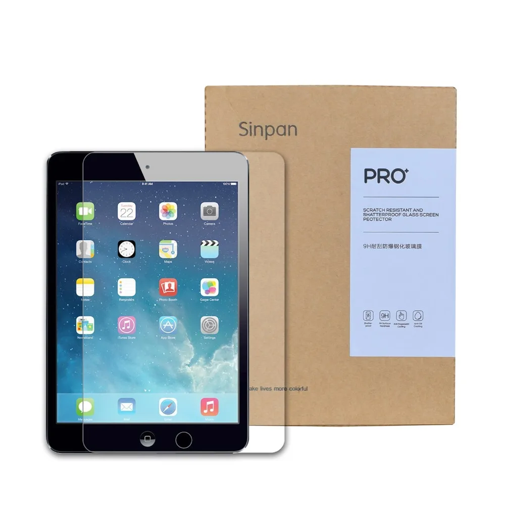 Sinpan Ultra thin Matte Tempered Glass Screen Protector for ipad 6