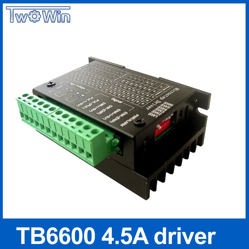 TB6600 42/57/86 NEMA 17 23 34 драйвер двигателя 4.5A 40В 1 шаговый двигатель cnc гравировальный