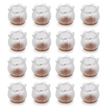 16 шт./компл. большие колпачки на ножки стула цветок форма стул ножка протектор крышки ножка стола круглый нижний круг для круглого