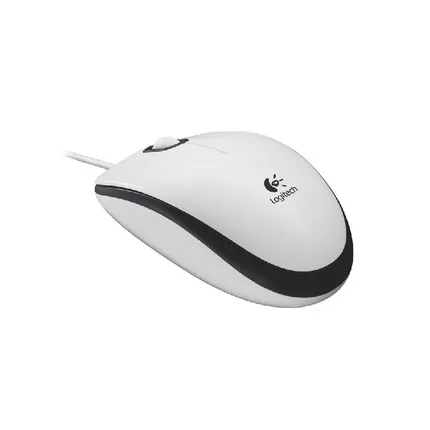 Logitech M100R Wired Optical Gaming Mouse USB 1000DPI Ergonomic Computer Mice - Цвет: Белый