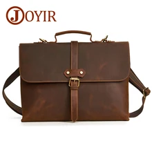 JOYIR мужской кожаный портфель из натуральной кожи деловая сумка через плечо Сумка офисная сумка для мужчин новая