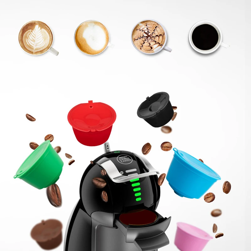 3 шт. многоразовые Nescafe Dolce Gusto Кофе фильтр для кофе чашки многоразового шапки ложка-кисточка фильтры Pod мягкий сладкий вкус