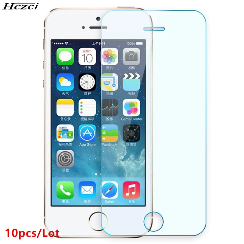 Hczci 10 piece cell phone screen protector Tempered Glass