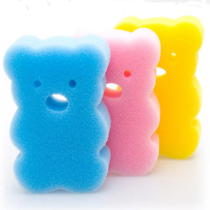 

Baby Bath Toys Sponges Rub Wash Child Brush Toys Bath Brushes Sponge Cotton Rubbing Body Baby Floating Toy Bath Accessories