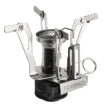 

#TOMSHOO Mini Outdoor Folding Gas Stove Canister Stove Outdoor Cooking Foldable Camping Stove Hiking Picnic Butane Furnace Burn