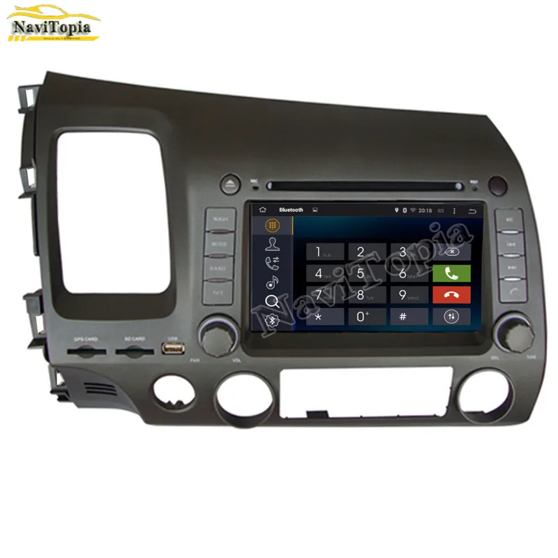 Excellent NAVITOPIA 4G RAM 64G ROM PX6 Android 9.0 Car DVD Multimedia Player GPS Navigation for Honda Civic left driving 2006-2011 5 Excellent NAVITOPIA 4G RAM 64G ROM PX6 Android 9.0 Car DVD Multimedia Player GPS Navigation for Honda Civic left driving 2006-2011 5