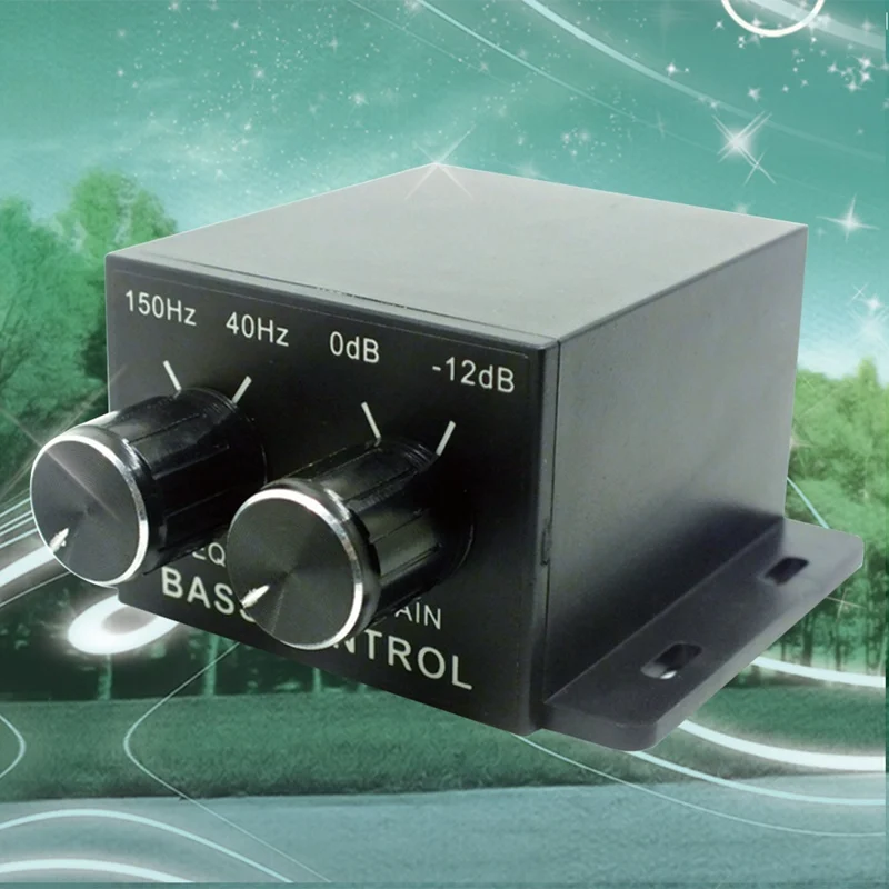 Автомобильный усилитель мощности регулятор Аудио Бас Сабвуфер эквалайзер кроссовер контроллер Регулировка уровня громкости