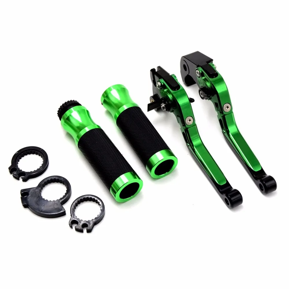 

FOR New Motorcycle Brake Clutch Levers&7/8"Handlebar Hand Grips For Kawasaki ZX9R 98-99 Z750S (not Z750 model) 06-08 ZXR400