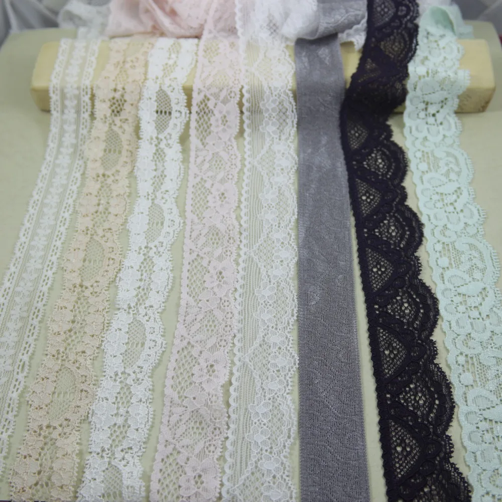 

E series Elastic Stretch Lace trim 10 yards/lot 21mm-30mm width DIY sewing/garment/clothes accessories