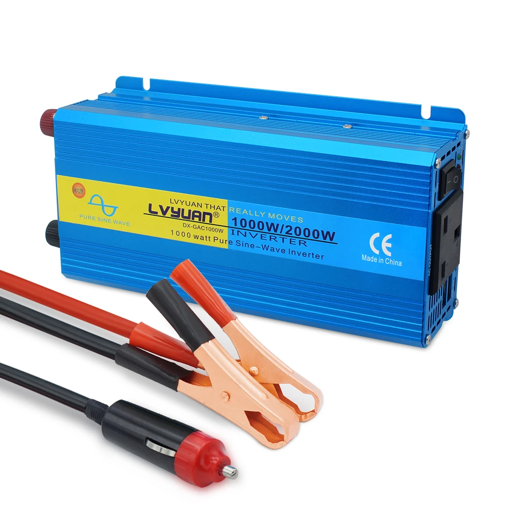 

2000W Peak Pure Sine Wave Power Inverter DC 12V to AC 220V 230V 240V Converter Supply Solar Power