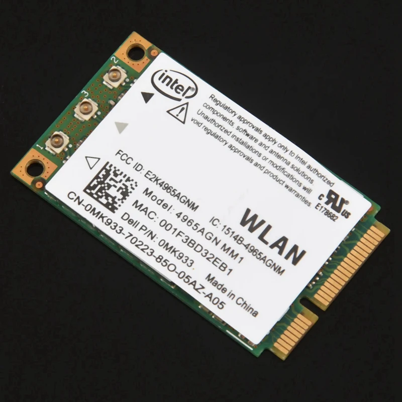 Новая беспроводная карта Wi-Fi 4965AGN MM1 для Dell Latitude D520 D530 D630 D820