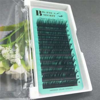 

Korea Makeup Lashes 12 Lines 8-14 Mix tray Individual Eyelash Extension Faux Mink Eye Lash free shipping