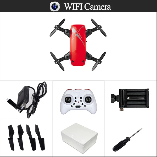 S9W мини-Дрон с камерой S9, не складной Радиоуправляемый вертолет, высота, Квадрокоптер, Wi-Fi FPV, Микро Карманный Дрон VS CX10W - Цвет: wifi camera foam
