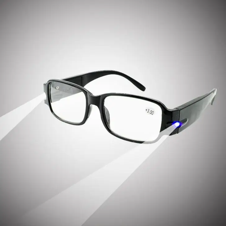 Fashion Style Design Glasses!!! Unisex Multifunction LED Reading