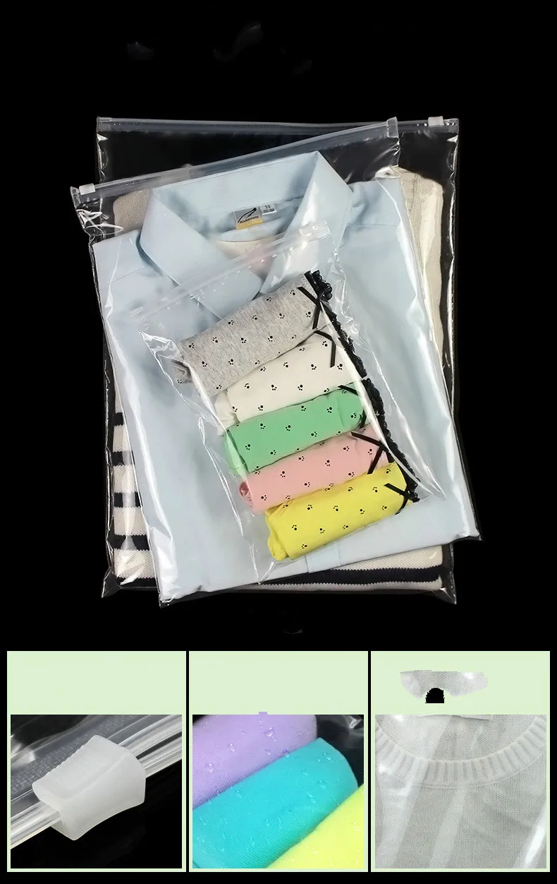 Купить 10 шт. 40*50 см Прозрачные абразивные молнии opp мешки ...