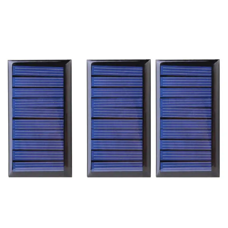 

0.3W 5V 60mA Solar Panel Polycrystalline Solar Cell Panel for 3.6V Battery for Low power appliance 68*37*3mm